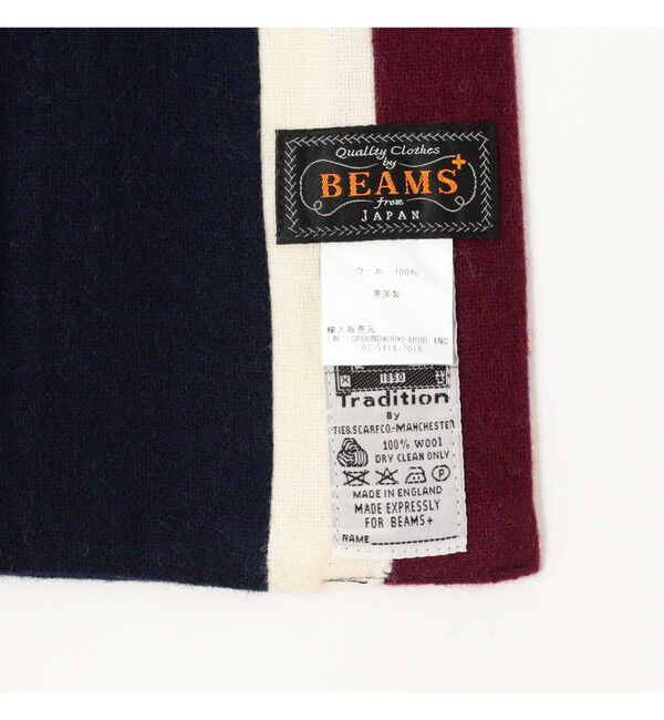 BEAMS PLUS「ENGLISH TRADITION &times; BEAMS PLUS / 別注 スクールマフラー」|マフラー|