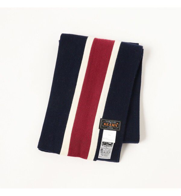 BEAMS PLUS「ENGLISH TRADITION &times; BEAMS PLUS / 別注 スクールマフラー」|マフラー|