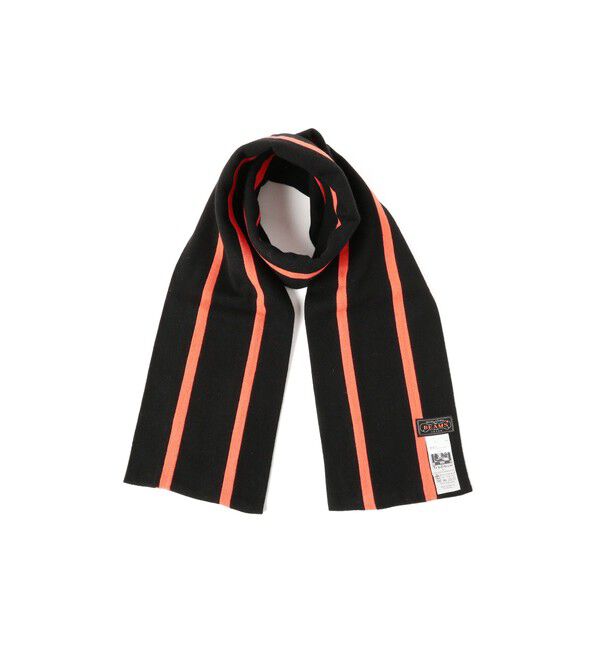 BEAMS PLUS「ENGLISH TRADITION &times; BEAMS PLUS / 別注 スクールマフラー」|マフラー|BLK*ORG