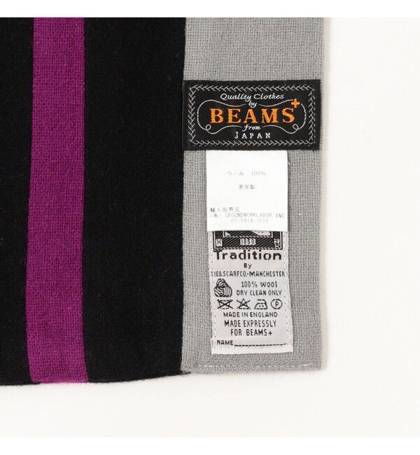 BEAMS PLUS「ENGLISH TRADITION &times; BEAMS PLUS / 別注 スクールマフラー」|マフラー|