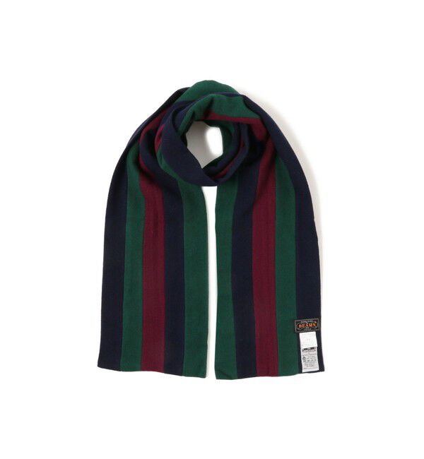 BEAMS PLUS「ENGLISH TRADITION &times; BEAMS PLUS / 別注 スクールマフラー」|マフラー|BLUE*GRN*MRN