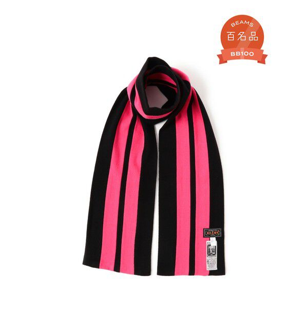 BEAMS PLUS「ENGLISH TRADITION &times; BEAMS PLUS / 別注 スクールマフラー」|マフラー|BLK*PINK