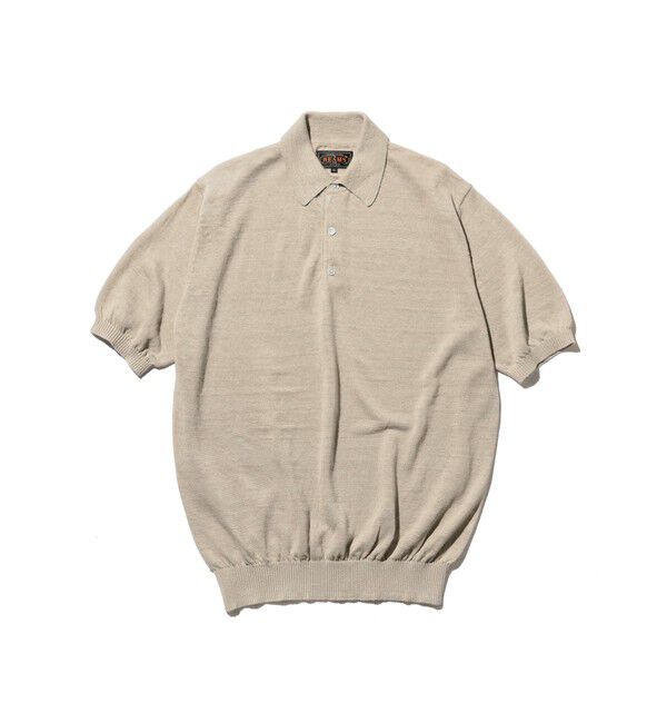 BEAMS PLUS「Knit Polo Hemp」|ポロシャツ|