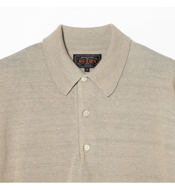 BEAMS PLUS「Knit Polo Hemp」|ポロシャツ|