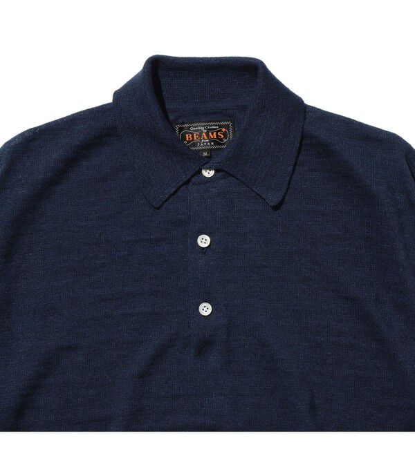 BEAMS PLUS「Knit Polo Hemp」|ポロシャツ|