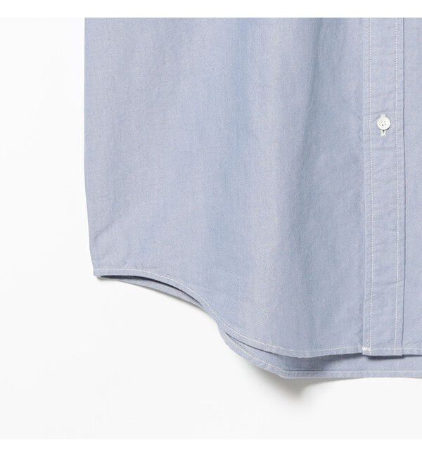 BEAMS「オックスフォード ボタンダウンシャツ 5分丈【ワイドフィット】」|シャツ・ブラウス|