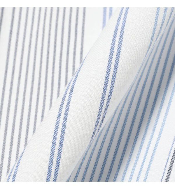 BEAMS「オックスフォード ボタンダウンシャツ 5分丈【ワイドフィット】」|シャツ・ブラウス|