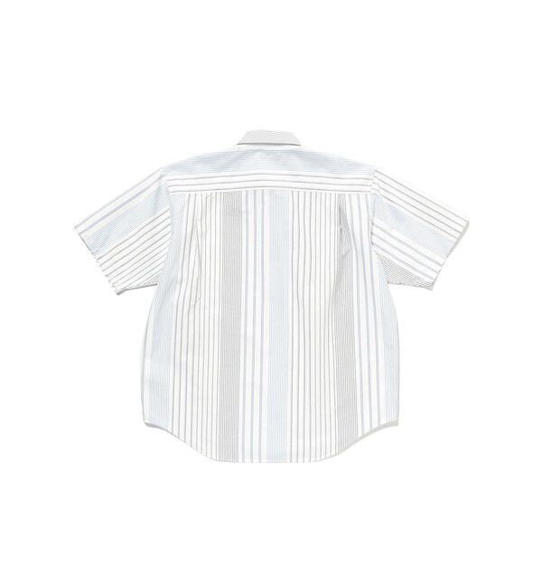 BEAMS「オックスフォード ボタンダウンシャツ 5分丈【ワイドフィット】」|シャツ・ブラウス|