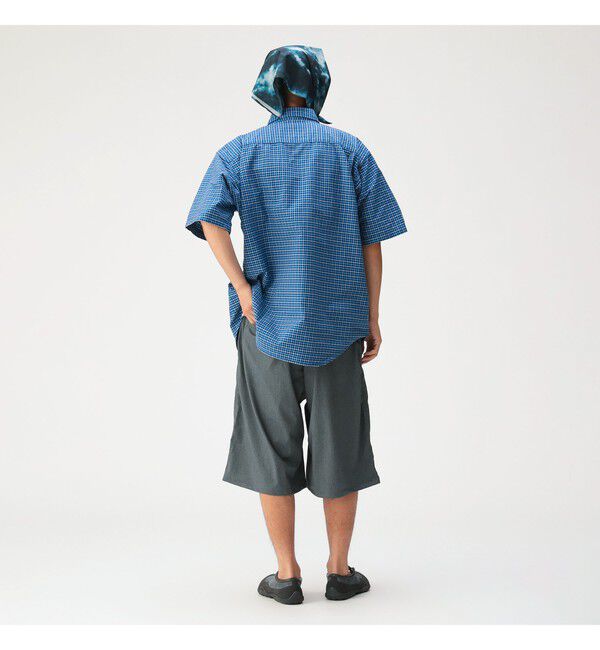 BEAMS「オックスフォード ボタンダウンシャツ 5分丈【ワイドフィット】」|シャツ・ブラウス|