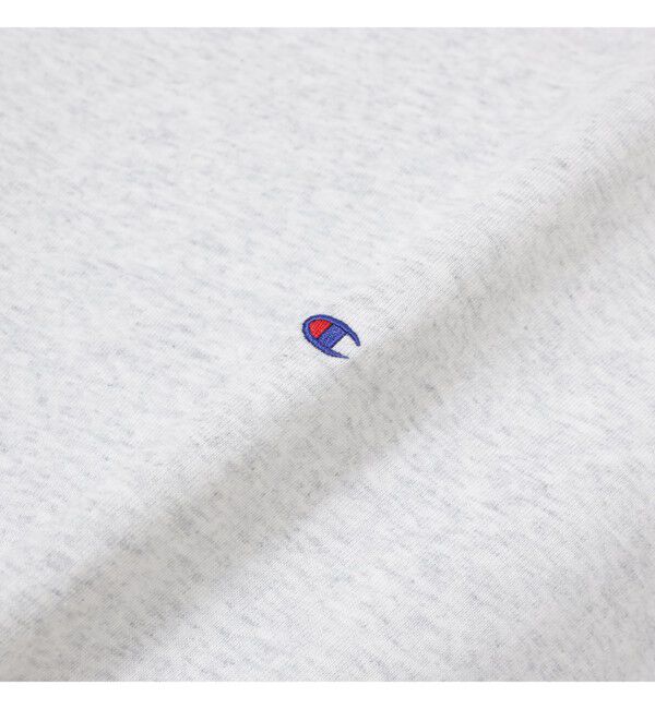 BEAMS「BEAMS｜【別注】Champion / Fake In T-Shirt｜オーバーサイズ｜チビロゴ｜ドライな着心地」|Tシャツ・カットソー|