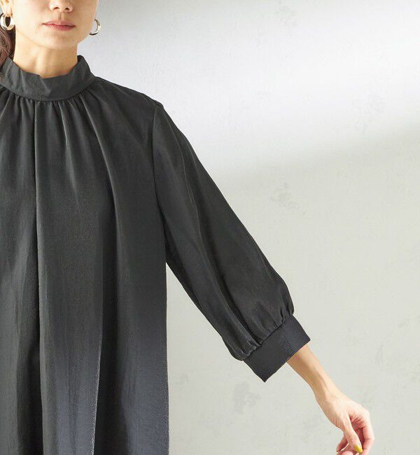 SHIPS for women「《一部予約》【SHIPS別注】kaene:2WAY ボウタイ ロング ワンピース（セレモニー対応可）」|ワンピース|