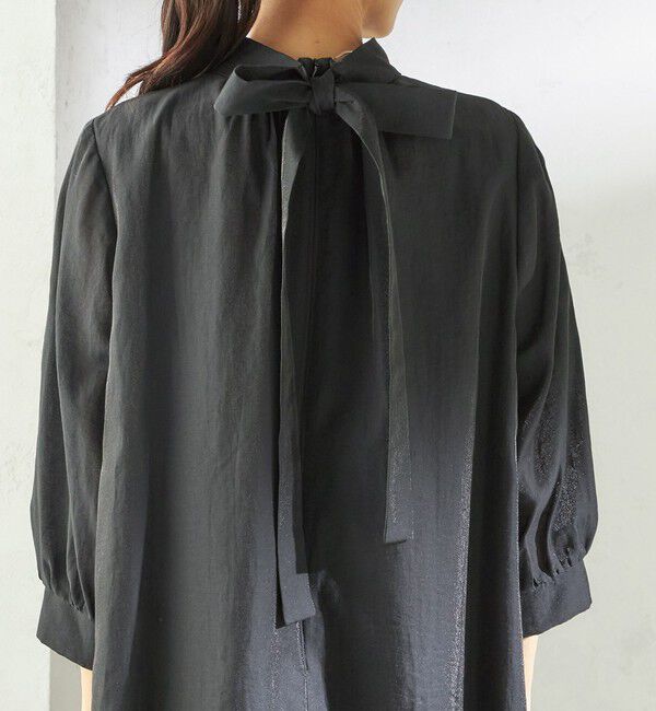 SHIPS for women「《一部予約》【SHIPS別注】kaene:2WAY ボウタイ ロング ワンピース（セレモニー対応可）」|ワンピース|