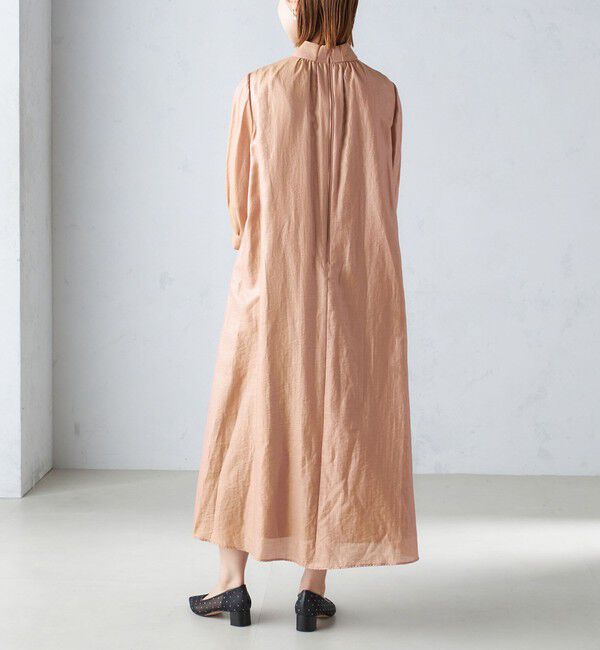 SHIPS for women「《一部予約》【SHIPS別注】kaene:2WAY ボウタイ ロング ワンピース（セレモニー対応可）」|ワンピース|