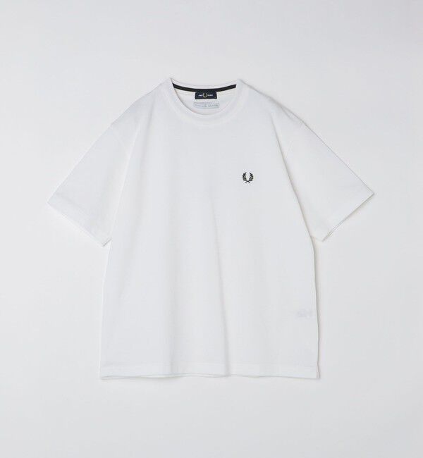 SHIPS「【SHIPS別注】FRED PERRY: SOLOTEX(R) 鹿の子 ワンポイント ロゴ Tシャツ24SS」|Tシャツ・カットソー|