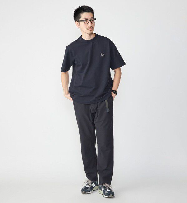 SHIPS「【SHIPS別注】FRED PERRY: SOLOTEX(R) 鹿の子 ワンポイント ロゴ Tシャツ24SS」|Tシャツ・カットソー|