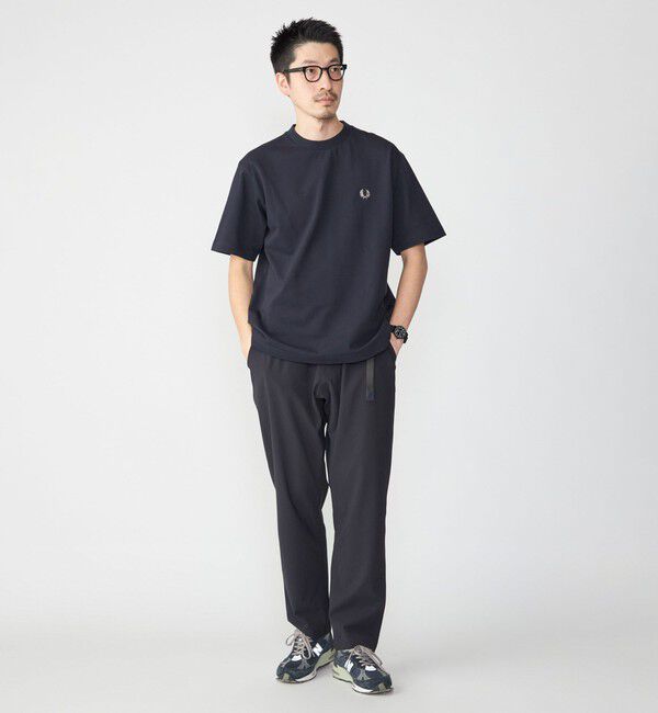 SHIPS「【SHIPS別注】FRED PERRY: SOLOTEX(R) 鹿の子 ワンポイント ロゴ Tシャツ24SS」|Tシャツ・カットソー|