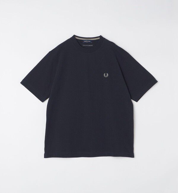 SHIPS「【SHIPS別注】FRED PERRY: SOLOTEX(R) 鹿の子 ワンポイント ロゴ Tシャツ24SS」|Tシャツ・カットソー|