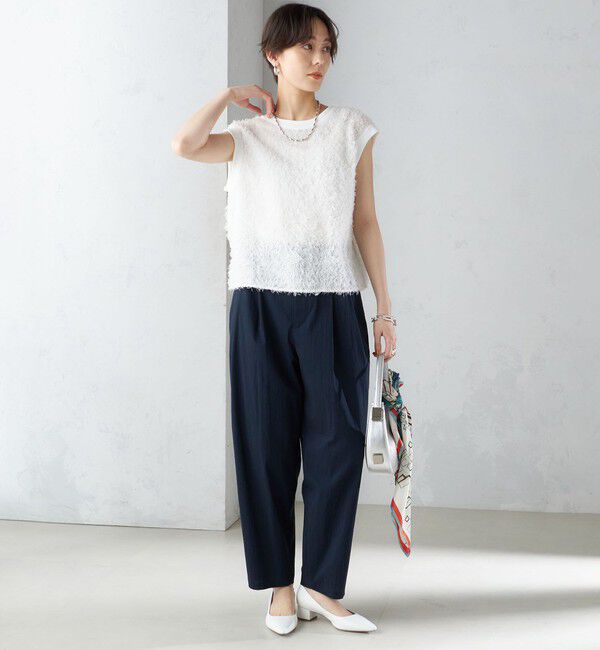 SHIPS for women「〈手洗い可能〉コットン ナイロン タック パンツ」|その他|