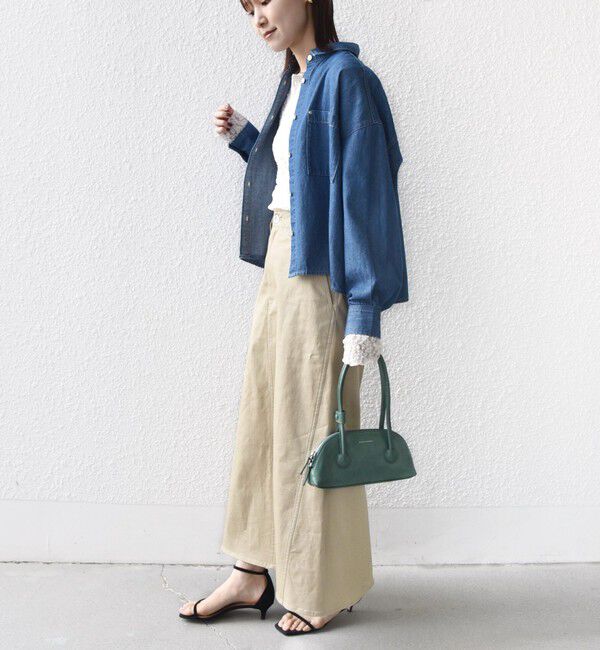 SHIPS for women「〈手洗い可能〉ラッセル レース ヘンリー ネック 2WAY プルオーバー」|Tシャツ・カットソー|
