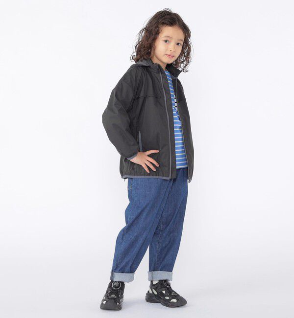SHIPS KIDS「SHIPS KIDS:100～130cm /〈撥水/洗濯機可能〉ジップアップ パーカ」|ブルゾン・スタジャン|