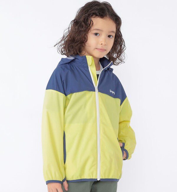 SHIPS KIDS「SHIPS KIDS:100～130cm /〈撥水/洗濯機可能〉ジップアップ パーカ」|ブルゾン・スタジャン|