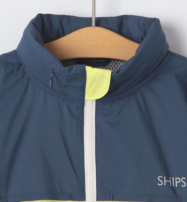 SHIPS KIDS「SHIPS KIDS:100～130cm /〈撥水/洗濯機可能〉ジップアップ パーカ」|ブルゾン・スタジャン|