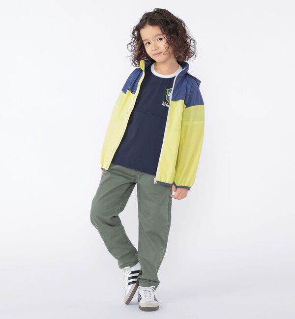 SHIPS KIDS「SHIPS KIDS:100～130cm /〈撥水/洗濯機可能〉ジップアップ パーカ」|ブルゾン・スタジャン|