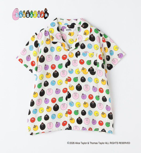 SHIPS Colors 「SHIPS Colors:〈洗濯機可能〉80～130cm / バーバパパ レーヨン プリント シャツ◇」|シャツ・ブラウス|