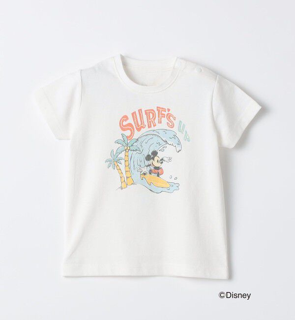 SHIPS Colors 「SHIPS Colors:〈洗濯機可能〉80～130cm / ミッキー プリント Tシャツ」|Tシャツ・カットソー|