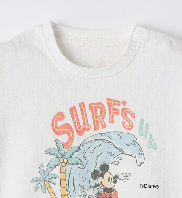 SHIPS Colors 「SHIPS Colors:〈洗濯機可能〉80～130cm / ミッキー プリント Tシャツ」|Tシャツ・カットソー|