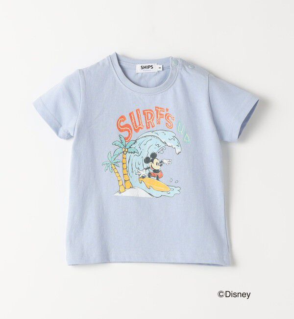 SHIPS Colors 「SHIPS Colors:〈洗濯機可能〉80～130cm / ミッキー プリント Tシャツ」|Tシャツ・カットソー|
