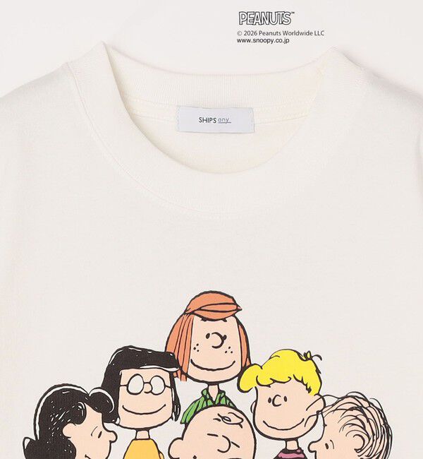 SHIPS any「SHIPS any: SNOOPY コラボ グラフィック プリント Tシャツ<KIDS>◇」|Tシャツ・カットソー|