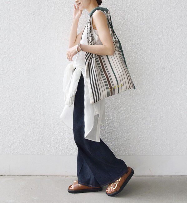 SHIPS for women「〈手洗い可能〉レース ジャカード 2WAY ノースリーブ カットソー」|Tシャツ・カットソー|