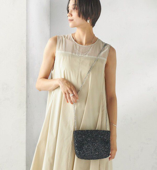 SHIPS for women「troisiemeCHACO: ビーズ ポシェット」|パーティーバッグ|