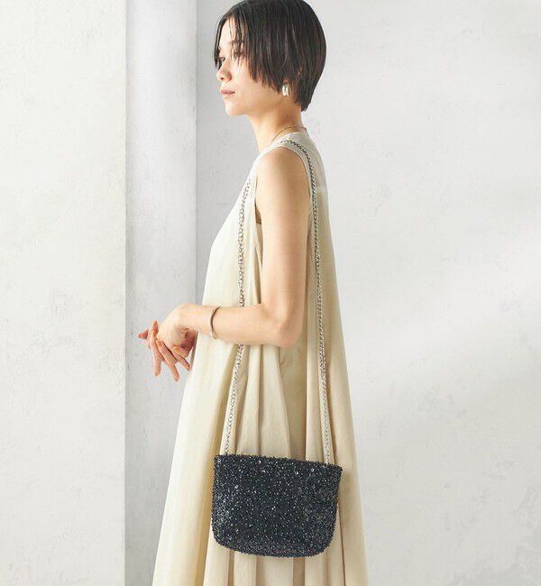 SHIPS for women「troisiemeCHACO: ビーズ ポシェット」|パーティーバッグ|