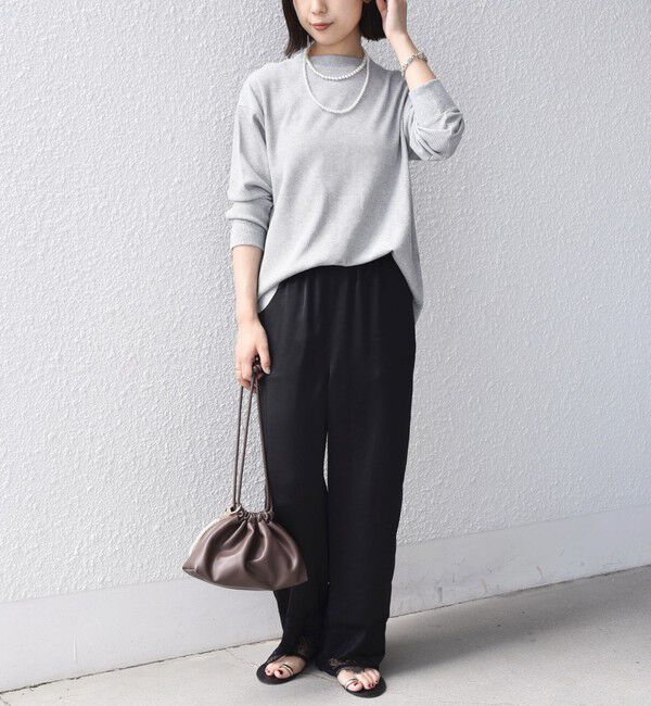 SHIPS Colors 「《予約》SHIPS Colors:〈手洗い可能〉TC ワッフル ボートネック トップス◆」|Tシャツ・カットソー|