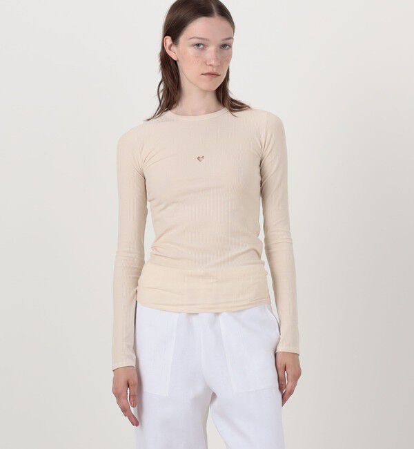 TOMORROWLAND GOODS「BASERANGE HEART ロングスリーブプルオーバー」|Tシャツ・カットソー|