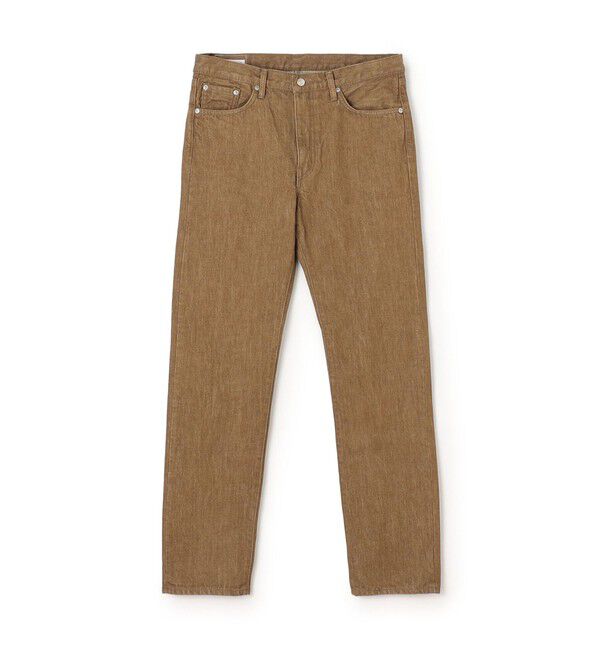 TOMORROWLAND MENS「【別注】EDWIN LOOSE STRAIGHT レインボーセルビッチ カラーデニムパンツ」|デニム|45 キャメル