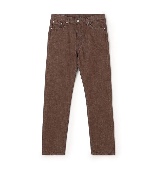 TOMORROWLAND MENS「【別注】EDWIN LOOSE STRAIGHT レインボーセルビッチ カラーデニムパンツ」|デニム|47 ブラウン