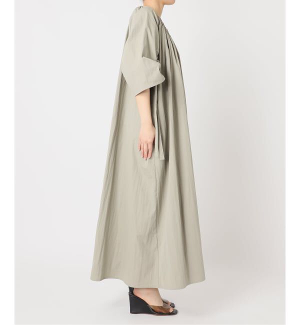  「GATHER SLEEVE DRESS：ワンピース」|ワンピース|