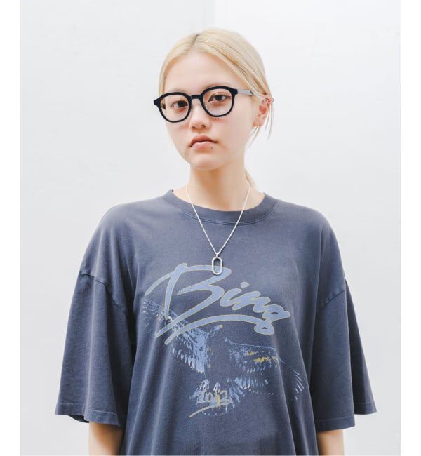 EYETHINK「BLANC.. 別注 ET004  NAVY / L.GRY - GRY ex Sunglasses」|サングラス|