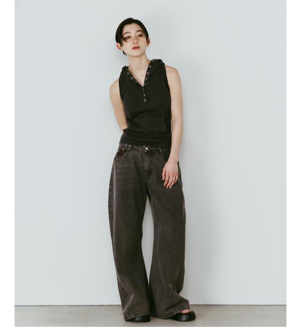 JOINT WORKS「Knuth Marf / クヌースマーフ wide bell-bottom denim pants」|デニム|