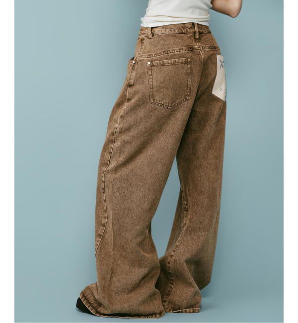 JOINT WORKS「Knuth Marf / クヌースマーフ wide bell-bottom denim pants」|デニム|