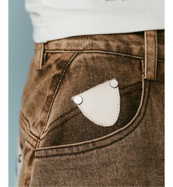 JOINT WORKS「Knuth Marf / クヌースマーフ wide bell-bottom denim pants」|デニム|