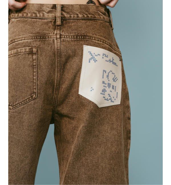 JOINT WORKS「Knuth Marf / クヌースマーフ wide bell-bottom denim pants」|デニム|