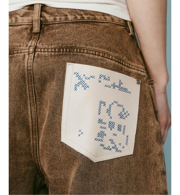 JOINT WORKS「Knuth Marf / クヌースマーフ wide bell-bottom denim pants」|デニム|