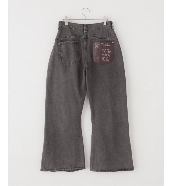 JOINT WORKS「Knuth Marf / クヌースマーフ wide bell-bottom denim pants」|デニム|