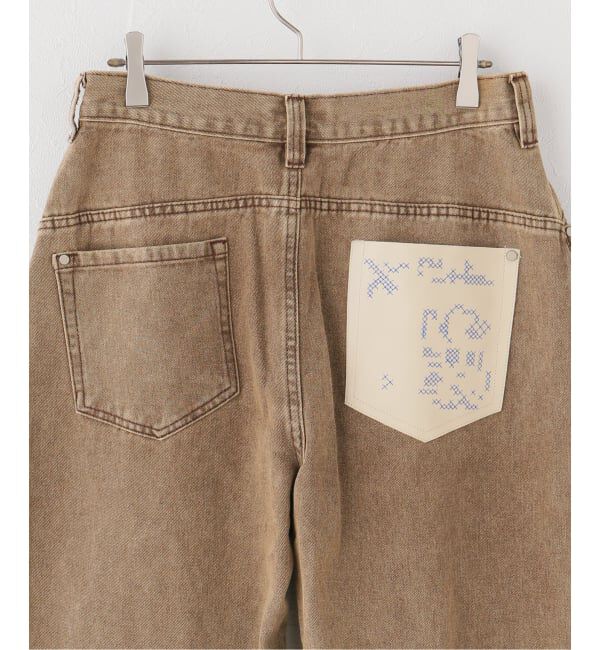 JOINT WORKS「Knuth Marf / クヌースマーフ wide bell-bottom denim pants」|デニム|