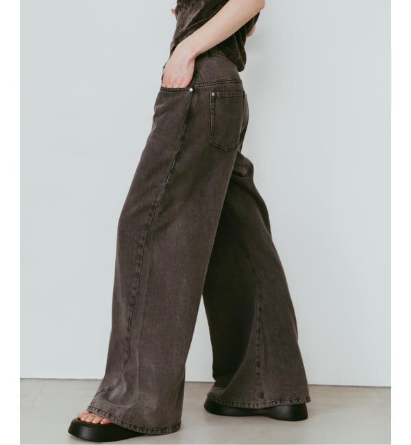 JOINT WORKS「Knuth Marf / クヌースマーフ wide bell-bottom denim pants」|デニム|