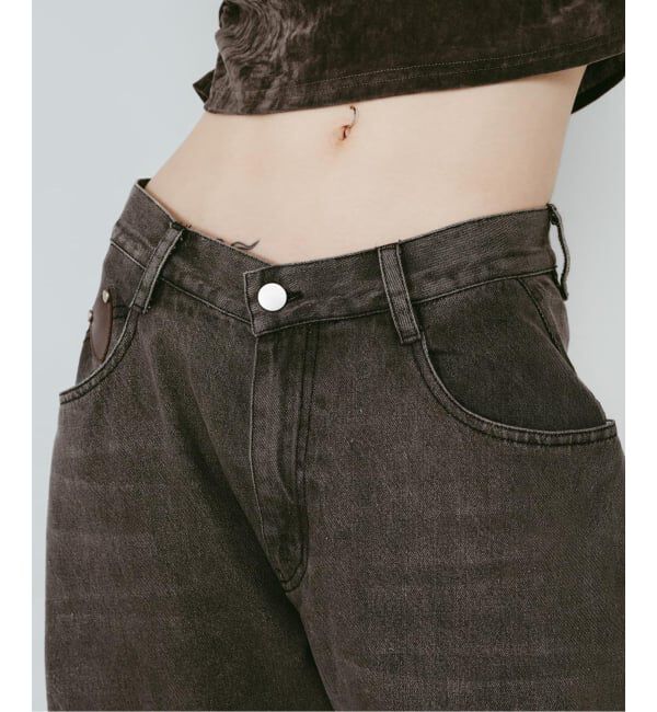 JOINT WORKS「Knuth Marf / クヌースマーフ wide bell-bottom denim pants」|デニム|